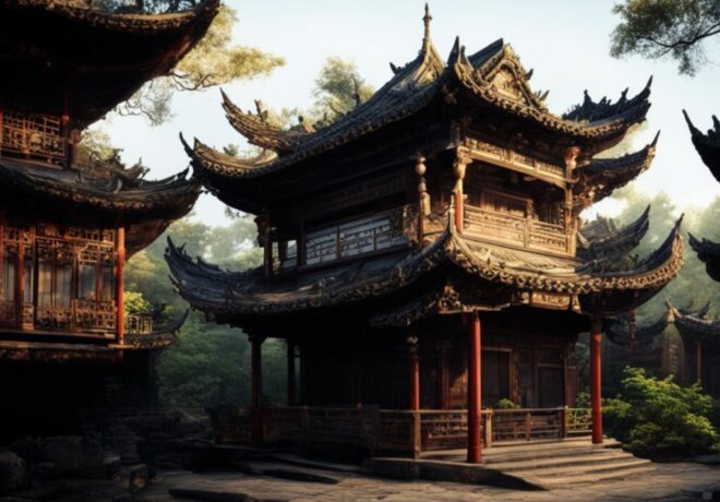чудесный китайский дом
